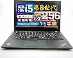 Amazon.co.jp: 【整備済み品】ノートパソコン, 第8世代 Core i5